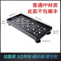 PP普通材质特价版黑色镂空-X 内宽22*内长48 台式电脑主机架子工作室托架机箱托底座置物收纳散热滑轮移动简易