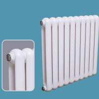 圆头 中心300 钢制暖气片家用客厅全屋集中供暖钢二柱方头圆头水暖壁挂式散热器