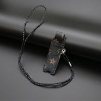 黑色印花皮套 relax锐刻1代皮套悦克无限4代保护套挂绳悦客锐克防尘瑞克保护壳