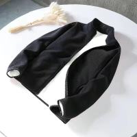 黑色-男款- ----口袋不带拉链 M 珊瑚绒抓绒衣男女双面可穿秋冬加厚双面绒摇粒绒外套冲锋衣内胆潮