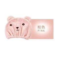 小熊干发帽 日系珊瑚绒干发帽刺绣星球吸水速干可爱包头巾加厚洗发帽子干发巾