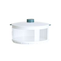 新款加厚款1盖子+1低座 家用五层保温菜罩厨房餐桌饭菜防尘防蝇罩剩菜加热保温可叠加菜罩