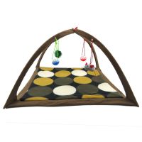 普通咖色 甲壳虫帐篷宠物用品 猫咪玩具 吊床猫玩具猫爬架逗猫棒球响声磨爪