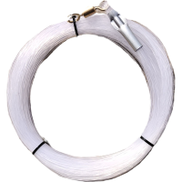 240款(1.2米长8根)+转环 手抛网渔网撒网捕鱼网渔具配件粗拉丝线透明单线日式8字转环甩网