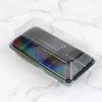 两格盒子20个装 单盒子 雪媚娘包装盒蛋黄酥包装盒一次性2/4/6粒装甜品烘焙包装盒
