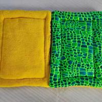 正绿反黄 XS 猫咪睡垫狗垫子秋冬季毛毯加厚猫垫保暖毯子宠物狗狗睡觉用垫用品