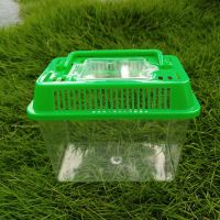 运输盒(颜色随机) 送棉花 木屑 鼠粮 非洲迷你刺猬饲养箱子房子别墅仓鼠爬虫笼子小宠物保温箱