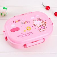 固定内胆2格700毫升 汽车 304不锈钢饭盒加深卡通可爱儿童学生便当盒上班食堂打饭分隔餐盒