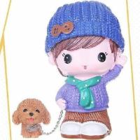 冬日恋人男款一个 汽车摆件车内装饰品中控台车载香水用品车上可爱卡通香薰香水座