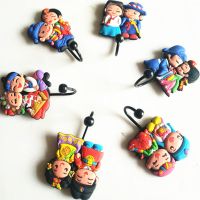 随机2个 快乐媳妇无痕免钉贴墙挂钩创意可爱强力粘贴挂钩卧室毛巾装饰挂钩