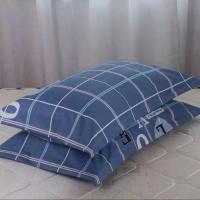 深宝蓝色 30cmX50cm 大枕头套50cmx80cm枕套74×48全棉一对装超大号加厚加大35x50