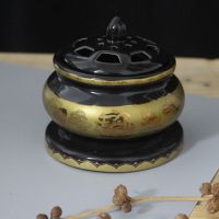 4寸招财进宝(调温) 调温电子香薰炉檀香家用室内陶瓷熏香炉插电沉香炉陶瓷炉卧室净化