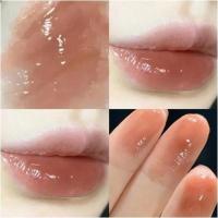 01冰萃白桃 DAIMANPU黛曼普水光桃子色唇釉天使之翼琉光女学生款镜面唇彩唇蜜