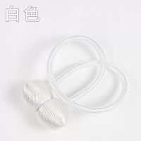 白色 [1对2根]耳机款 窗帘绑带一对装磁力扣扎束带绳子束带绑绳磁铁窗帘扣挂钩装饰配件