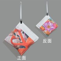 爱情鸟莲花 20*20cm 日韩硅藻土擦手宝厨房不掉毛手帕浴室吸水擦手巾挂式加厚速干毛巾