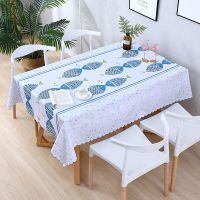 亲嘴鱼 40cm*60cm 简约餐桌茶几垫长方形桌布现代布艺防水防烫防油桌布正方形桌垫