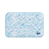 冰蓝色企鹅 35CMX50CM 日本黑科技夏季凉爽冰丝枕套乳胶枕垫枕头套单人凉感枕片枕巾单