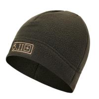 军绿色5.II 抓绒帽户外保暖骑行保暖帽子抓绒复合加厚男女通用时尚刺绣