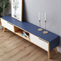 藏蓝 40*50cm(适合床头柜盖巾) 桌旗电视柜餐桌布艺PVC茶几垫长方形北欧防水油免洗防尘罩床头柜