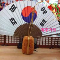 1个小号6X7X10加绳28CM 韩国民俗工艺品挂件韩式装饰品家居壁饰烧烤店餐厅墙挂大酱块早教