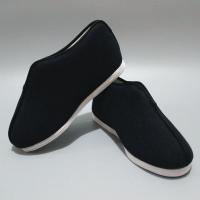 40 寿鞋男老人冲喜高档千层底布鞋死人过世绣花棉鞋寿衣配件殡葬用品