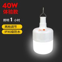 40W[续航30分钟]送充电线 超亮充电灯泡家用LED停电应急无线节能灯户外移动夜市灯摆摊照明