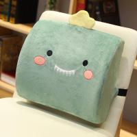 记忆棉腰靠(恐龙)33*35cm 记忆棉靠垫办公室腰靠椅子靠背座椅抱枕汽车靠背孕妇护腰靠枕腰垫