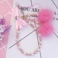 水貂毛 1号粉 水貂毛r11s手机壳挂脖绳手机挂件手机链 胸牌挂绳手机配件可拆卸