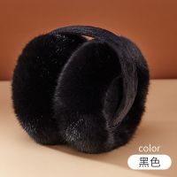 黑色 耳罩冬季女保暖折叠耳套可爱耳帽耳包防冻耳暖护耳神器简约韩版