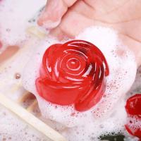 1盒装带网 小玫瑰花型80g 云南手工玫瑰精油鲜花香皂 洗脸男女学生沐浴保湿洁面 情人节礼物