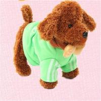 50首歌标准版(电池+赠品) 绿色卫衣狗(限1只) 儿童电动玩具狗毛绒泰迪会走会叫唱歌跳舞牵绳走路小狗仿真机器狗