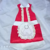 XS小号圣诞套装 宠物兔子衣服圣诞套装拍照适合龙猫天竺鼠貂蜜袋鼯鼠松鼠猫狗等