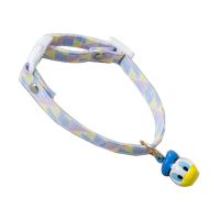 蓝色小鸭 猫铃铛 S(14--25cm) 猫铃铛项圈日系防丢可爱猫咪饰品颈圈宠物狗狗脖圈猫项链猫咪用品