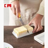 黄油切割收纳盒带盖家 黄油切割收纳盒带盖家用牛油储存盒牛油奶酪冰箱保鲜盒烘焙工具