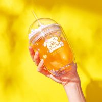 [布丁狗-黄色] MINISO名创优品三丽鸥户外随行杯水杯女生高颜值大容量杯子ins