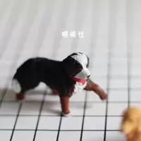 黑色 仿真动物玩具狗狗模型金毛德牧宠物狗实心儿童玩具认知益智