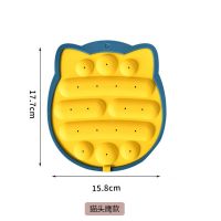 [食品级香肠模具]猫头鹰款-黄色 香肠模具宝宝辅食模具可蒸耐高温儿童蒸糕蒸肠火腿肠磨具硅胶婴儿