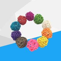 玩具球一号5个-颜色备注不然随机发 宠物玩具鸟用品用具 鹦鹉猫咪啃咬球 猫爪鸟训练耐咬玩具剑麻球