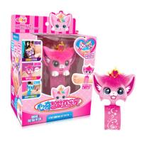 粉色欢乐宠(智能手环) 心奇智能欢乐宠玩具萌宠女孩公主儿童惊喜小猫咪手环电子宠物手表