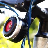 黑色 飞狗自行车电动车电喇叭内置锂超大声铃铛充电一次用半年
