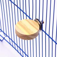 5.5cm原木跳板 鹦鹉 龙猫松鼠跳台秋千扇形跳板仓鼠踏板木屋玩具磨牙用品 松鼠笼