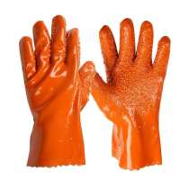 大颗粒止滑L大号 1双 全浸塑杀鱼橡胶止滑防水耐油加厚耐磨酸碱防油磨砂大颗粒劳保手套