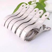 [6个]大号防风夹12cm 不锈钢夹子晒被子夹晾衣夹晾被子大小号夹子大强力多功能防风夹