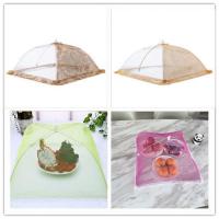 小号随机颜色一个[19cm] 超大号可折叠餐桌罩防蝇虫饭菜罩子盖菜罩家用防尘罩透气遮菜盖伞