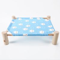 蓝色兔子 承重35斤左右 猫窝四季通用可拆洗夏季猫床猫咪窝凉窝宠物狗狗床夏天狗窝行军床