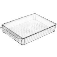 矮款-长30*宽20*高5 一层无盖 冻饺子盒多层装水饺的托盘冷冻绞子保鲜馄饨家用冰箱专用收纳盒子