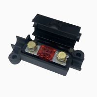 保险座1个+保险片1个(200A) 汽车改装保险盒驻车空调加装保险200A汽车电瓶保险丝大功率总成