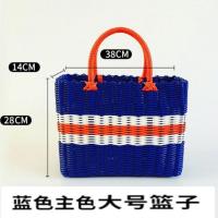 蓝白(可装5斤以下) 萌宠出门提篮斗鸡提笼提篮手提斗鸡笼斗鸡训练用品篮子鸡笼