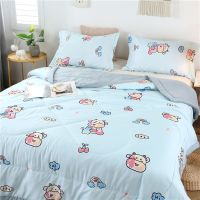 牛气满满 110x150cm童被 水洗棉夏凉被四件套夏季空调被薄款被子双人春秋被夏天夏被可机洗