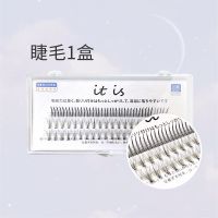 睫毛[1盒] 9/10/11mm a型假睫毛混合装单簇仙子毛夹心芭比朵毛C翘分段式嫁接自然仙女毛